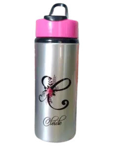 imagem de garrafa squeeze personalizada 600 ml, garrafa de água personalizável, squeeze customizado para esportes