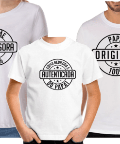 imagem de kit tal pai tal filho, camisetas personalizadas pai e filho, kit camisetas familiares