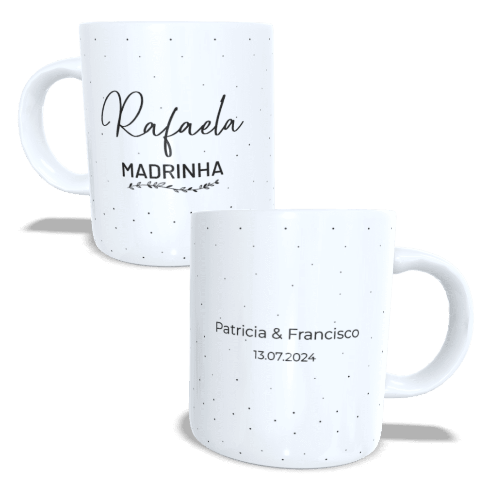 Caneca Personalizada Madrinha e Padrinho
