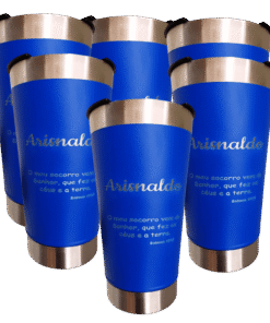 Kit de 250 Copos Térmico Personalizado + Tampa e Abridor