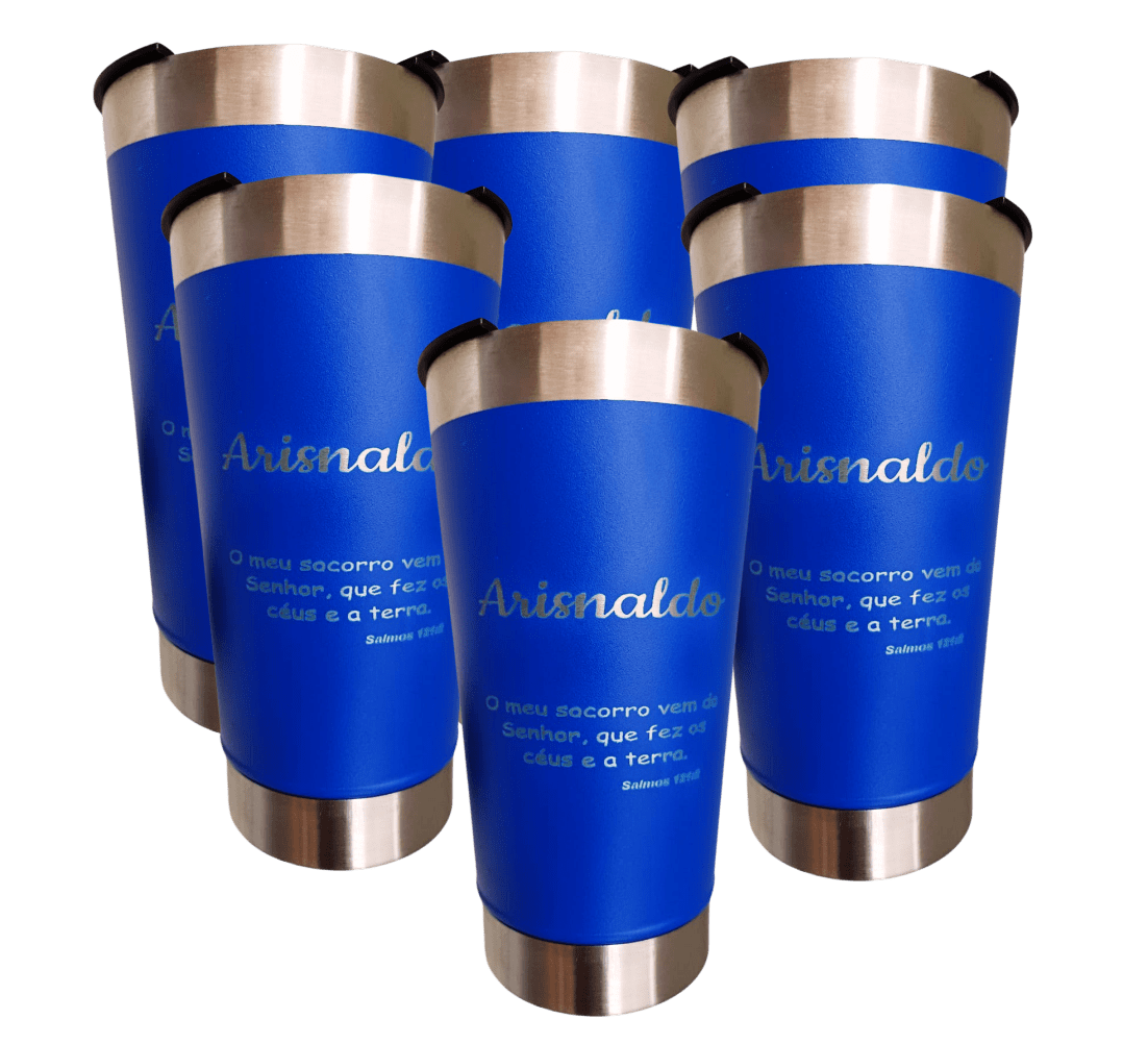 Kit de 250 Copos Térmico Personalizado + Tampa e Abridor