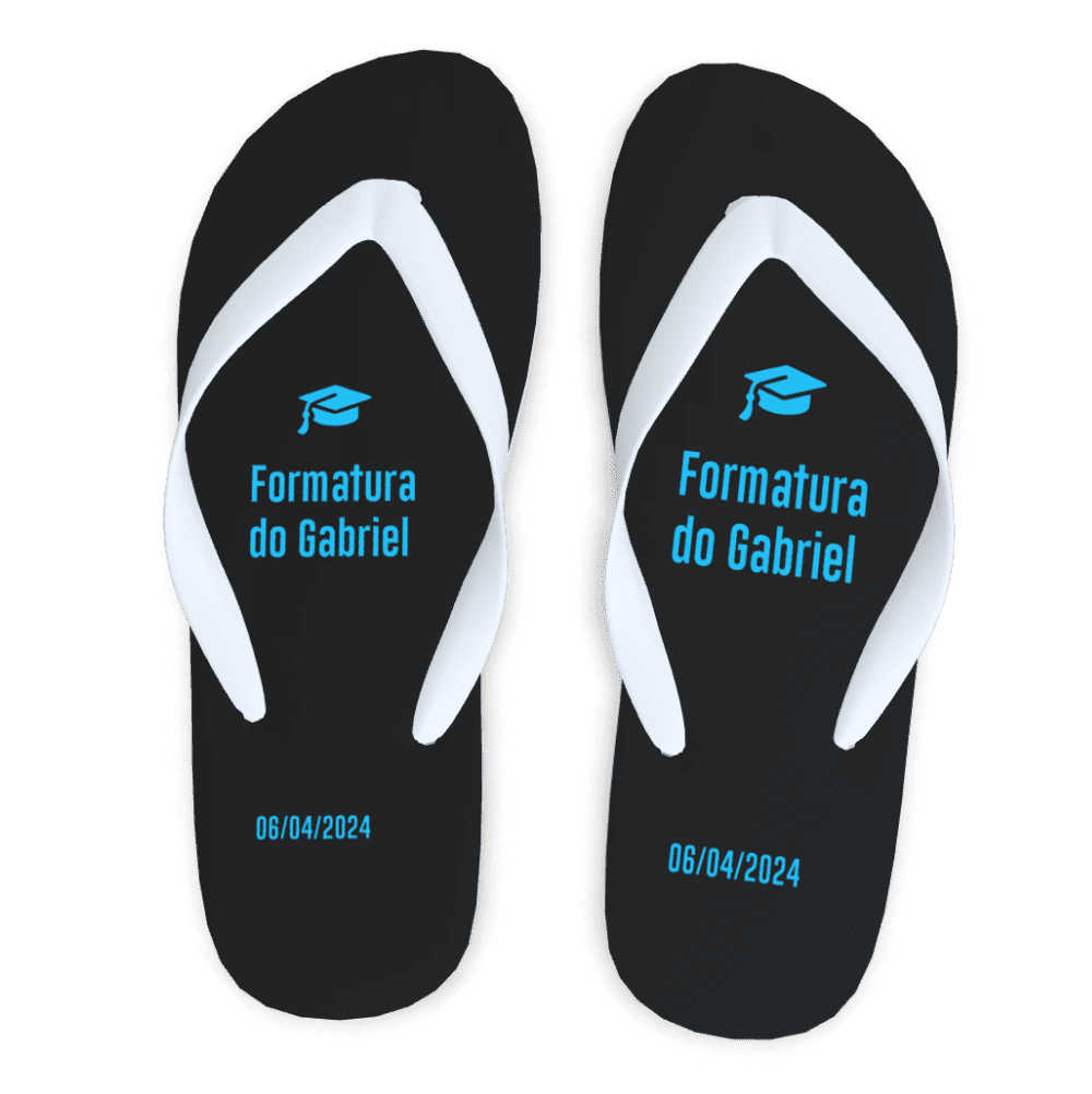 Kit Chinelo Personalizado Formatura G