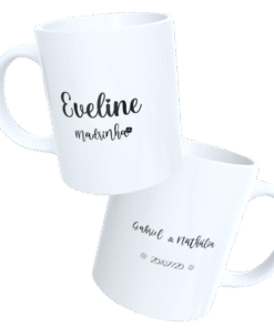 Caneca Personalizada Padrinho e madrinha de casamento
