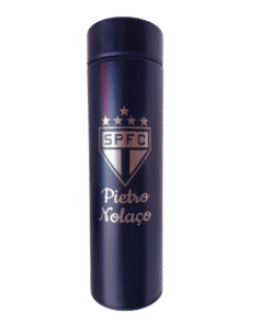 Garrafa Térmica Termômetro Digital  Inox Personalizado 500ml