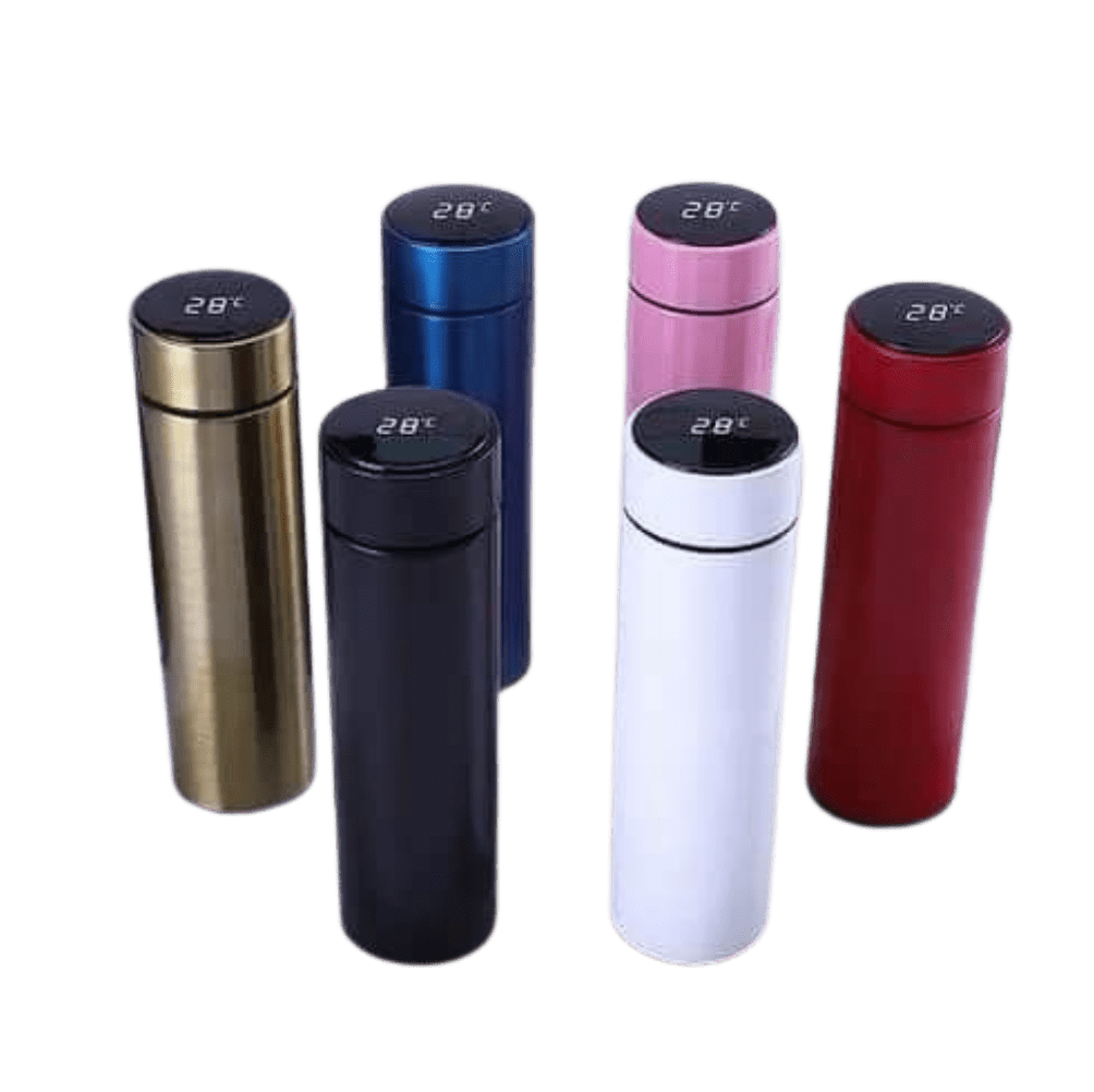 Garrafa Térmica Termômetro Digital Inox Personalizado 500ml - Imagem 2