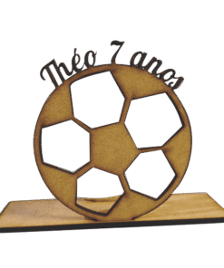 Porta Guardanapo Em Mdf Bola Futebol com Nome