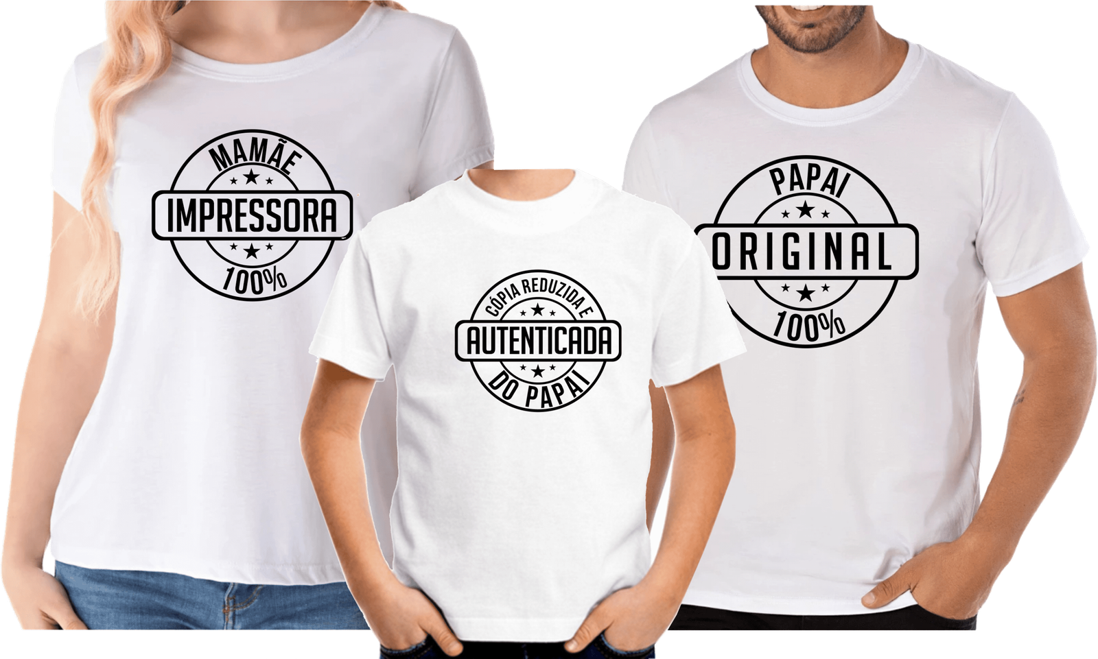 Kit Tal Pai Tal Filho Cópia Autenticda E Mamãe Impressora B