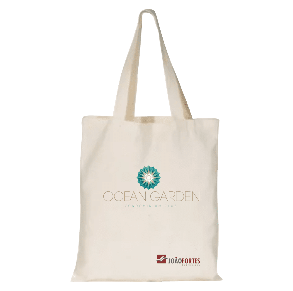 Sacola Ecobag Lisa Personalizada 100% Algodao cru 30x35 Ecológica II