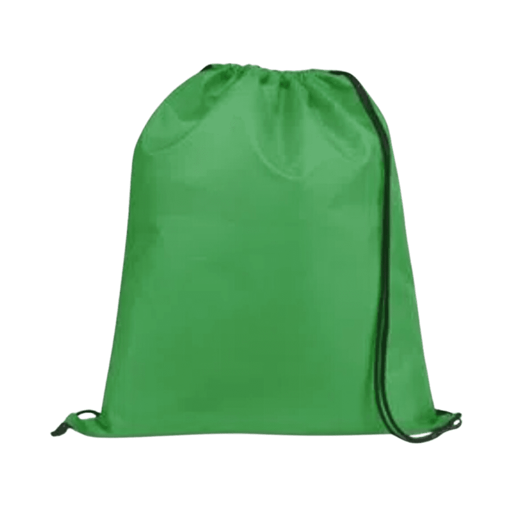 Mochila de Nylon Esportiva na Cor Verde – Tamanho 35x40cm