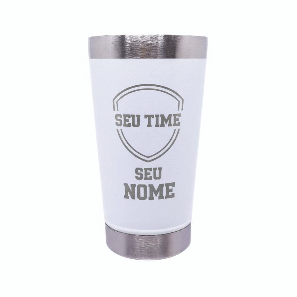 Copo Térmico Personalizado Com Seu Time + Seu Nome